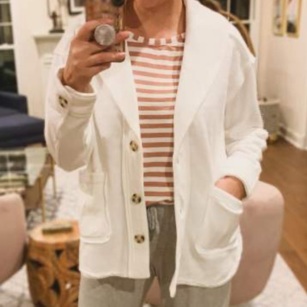 COPY - Women's Fleece Shawl Collar Jacket - Knox Rose